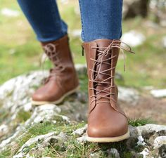 🌿👣 Handcrafted Leather Women's Barefoot Boots with  Laces and Zipper 👢🌿 🌿 Feel the breeze of nature on your feet! Carefully crafted with genuine leather inside and out, these handcrafted barefoot boots for men combine style and naturalness. With their waterproof rubber sole and wide toe design, they support natural movement while their flexible and non-slip structure provides comfort with every step. 👢 Features: * Leather Inside Out: High-quality genuine leather material offers durability Adventure Lace-up Boots With Rubber Sole And Round Toe, Fall Outdoor Leather Shoes With Leather Sole, Lace-up Boots With Leather Sole For Outdoor Activities, Outdoor Ankle Boots With Stitched Sole, Leather Lining Round Toe Boots For Outdoor Activities, Outdoor Waterproof Ankle Boots With Stitched Sole, Outdoor Lace-up Boots With Stitched Sole, Outdoor Leather Shoes With Leather Sole, Outdoor Lace-up Boots With Plain Toe And Stitched Sole