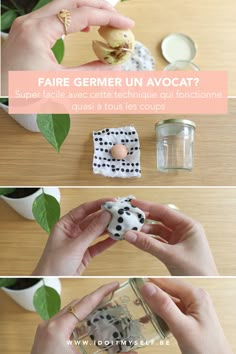 the instructions for how to make fake germer in avocat with paper