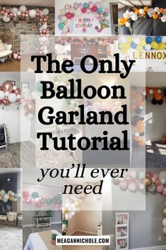 the only balloon garland tutorial you'll ever need