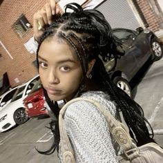 Dorcas Meadowes, Cute Box Braids, French Curl, Cute Box Braids Hairstyles, Protective Hairstyles Braids, Pretty Braided Hairstyles, Girls Braids, Penteado Cabelo Curto, Box Braids Hairstyles