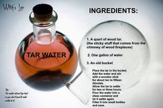 Tar Water, Southern Witch, Wicca Recipes, Old Bucket, Pine Tar