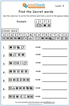 the worksheet for word search is shown in this image, which includes words and numbers