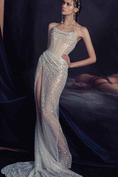 Kim Kassas Couture | Sirena Wedding Dress | Bridal Reflections Kim Kassas Couture, Kim Kassas, Gilded Glamour, Prom Dress Inspiration, Bridal Fashion Week, Dream Dresses, Dress Inspo