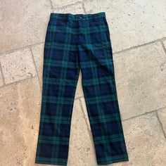 New Without Tags, Vineyard Vines Boys, Size 14 Blue And Forest Green Plaid Pants. These Are Extremely High Quality In Good Looking. This Is A Great Addition To Your Boys Wardrobe.. Preppy Blue Bottoms With Pockets, Plaid Cotton School Bottoms, Preppy Blue Cotton Bottoms, Preppy Green School Bottoms, Preppy Fitted Blue Bottoms, Blue Fitted Preppy Bottoms, Green Plaid Pants, Boys Wardrobe, Vinyard Vines