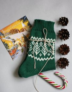 Knit wool Christmas socks, unisex gift socks Winter Knitted Socks For Stocking Stuffers, Scandinavian Style Winter Socks With Fair Isle Pattern, Nordic Knitted Winter Socks, Winter Nordic Knitted Socks, Hand Knitted Nordic Style Winter Socks, Cozy Winter Socks With Fair Isle Pattern, Nordic Style Hand Knitted Winter Socks, Casual Warm Socks For Gift, Casual Warm Socks Gift