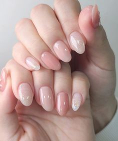 35+ Amazing Milky Pink Almond Nail Ideas (2024) - Nails By DrExplains Pink Simple Nail Art, Short Almond Nails Elegant, Pink White Nail Art, Cute Pink Gel Nails, Almond Simple Nail Ideas, Nail Simple Ideas, Simple Pink Almond Nails, Gel Nails Ideas Pink, Nail Art Pink Nude