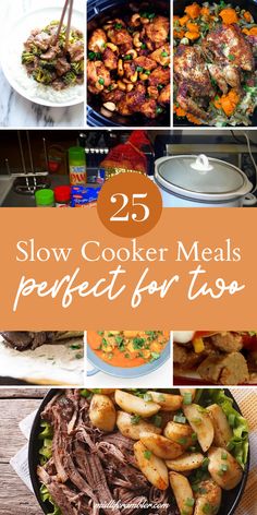 the 25 slow cooker meals perfect for tacos are ready to be eaten and cooked