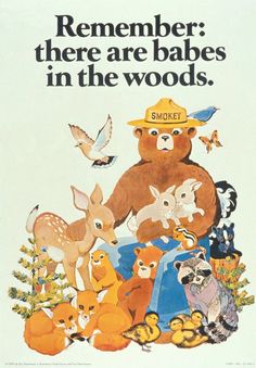 1972 Camping Illustration, Bear Nursery, Bear Tattoo, Bear Birthday, Forest Service