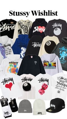 Stussy wishlist #stussy #jumper #hoodies #streetwear Stussy Clothing, Street Style Outfits Casual, Hoodies Streetwear, Preppy Gifts, Jumper Outfit, Hoodie Aesthetic, Girls Fall Outfits, Outfit Inspo Casual