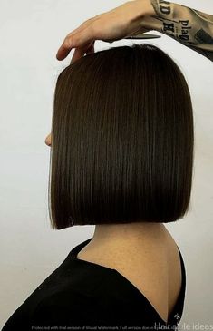 25 Stylish Long to Short Bob Transformations for a Modern Look Bob In Ponytail, Bobcut Hairstyles Medium, Square Haircut, Rebonded Hair, Waterfall Braid Hairstyle, Sleek Short Hair, Long Gray Hair, روتين العناية بالبشرة