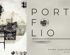 an artistic poster with the words port of lio in black and white