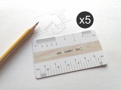 Architects, Engineers, Interior Designers, Contractors, Fabricators and students this could be the perfect item to add to your tool set or Every Day Carry items or even to give out to your clients. This 3" printed scale that measures about the same size as a standard credit card can fit in your wallet or portfolio. Don't be caught without a scale again! * This Listing is for a Pack of 5 Architect Scales Specifications: Scale Sizes: 1/8", 1/4", 1/2", 1", 3/8", 3/4", 1 1/2" Scale Dimensions: 2"x3-1/2" Scale Thickness: 20 point (Thinner than a standard credit card) Flexible Scale Material: Plastic Scale Color: White with Center Wood Print Made In: USA Additional items shown in photos are for display and advertising purposes only. Check out our other listings for additional creative options. B Architecture Scale, Job Fair, Money Clip Wallet, Tool Set, Wood Print, Interior Designers, Print Making, Carry On, Wallets