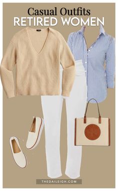 2024 casual outfits for retired women Lightweight Sweaters For Women, Casual Coastal Outfits, Coastal Gramma, 70's Outfit, Clothes To Buy, Casual Outfits For Women, Classic Capsule Wardrobe, Stylish Outfits For Women Over 50