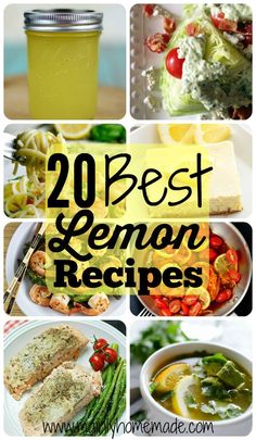 20 best lemon recipes to use in any type of salad or soup, including broccoli, asparagus, cucumber, and more