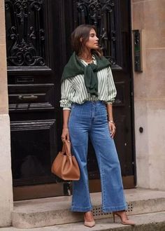 Outfits For The Office, French Capsule Wardrobe, Jeans Trend, Looks Street Style, Trendy Fall Outfits, Mode Inspo, Outfit Inspo Fall, Professional Outfits, Mode Inspiration