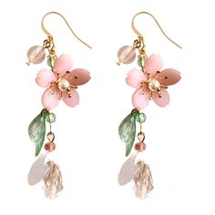 PRICES MAY VARY. 【WHIMSICAL DESIGN】These Plum Blossom Pearl Drop Earrings feature golden studs adorned with white pearls and a playful plum blossom design, embodying personal growth and positive transformation. Enjoy a unique blend of nature-inspired aesthetics. 【HYPOALLERGENIC QUALITY】Experience worry-free wear with our Golden Stud Pearl Dangle Earrings, crafted from high-quality, hypoallergenic materials. Lead-free and nickel-free, they are safe for sensitive skin while maintaining superior design and durability. 【ALL-DAY COMFORT】Delight in the lightweight construction of these Easy Wear Fashion Design Cute but Elegant (Plum Blossom) earrings. Designed for comfortable all-day wear, they allow you to showcase your style without sacrificing comfort. 【VERSATILE FASHION ACCESSORY】Express you Valentines Gala, Wedding Bride Jewelry, Fairy Charms, Flower Dangle Earrings, Someday My Prince Will Come, Jewelry Making Earrings, Spring Earrings, Wire Jewelry Designs, Painted Earrings