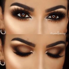 Almond Eye Makeup, Brown Eyes Pop, Wedding Hairstyles And Makeup, Mekap Mata, Gene False, Blue Eyeliner, Best Eyeshadow, Smink Inspiration, Eye Makeup Steps