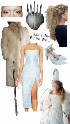 the white witch costume is featured in this image