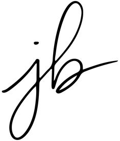 the word j is written in black ink