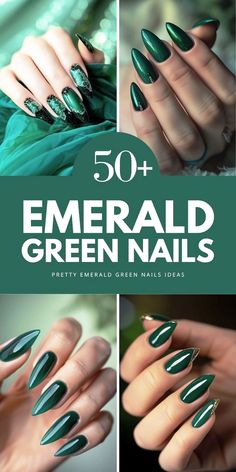 Unveil chic emerald green nails ideas for 2025. From dark hues with gold designs to simple nude and black combinations, these acrylic short and coffin styles offer versatility and elegance. Save this pin to your 'Beauty Trends' board and visit the article for additional ideas.