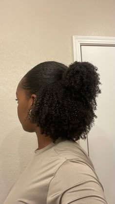 Natural Black Hair Aesthetic, In Between Hairstyles For Black Women, Texturized Hairstyles For Black Women, Low Density Natural Hair, Afro Hair Hairstyles, Natural Hair For Black Women, Hair Inspo Natural, 4c Afro