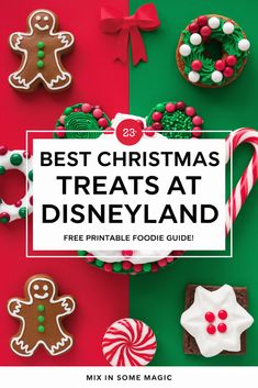 Disneyland Christmas treats are perfect for any holiday lover! Here’s your guide to the best Disneyland snacks, desserts, and seasonal flavors. Disneyland Snacks, Chocolate Dipping Sauce, Peppermint Ice Cream, Holiday Sprinkles