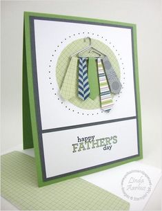 a father's day card with ties on it