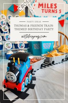 thomas and friends train birthday party with free printables