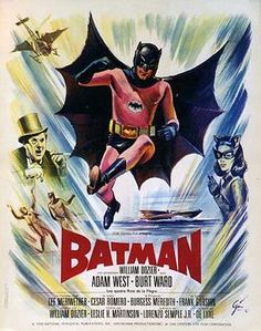 an old movie poster for batman