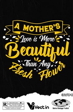 Beautiful Mother's Day T-shirt Design. Image by Vectintee.std