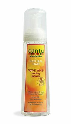 Cantu Wave Whip Curling Mousse, Curling Mousse, Cantu Beauty, Cantu For Natural Hair, Cantu Shea Butter For Natural Hair, Curl Defining, Hair Mousse, 4c Hair, Hair Product