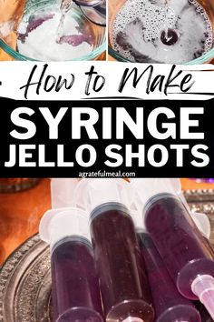 how to make syringe jello shots