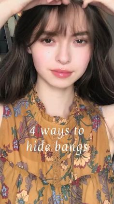 Hairstyles for Special Occasions: Dress Up in Style Open Hairstyles With Bangs, Hairstyle For Hiding Bangs, Simple Hairstyle With Bangs, How Hide Bangs, How To Make My Bangs Look Good, Hairstyles For Hide Bangs, Korean Front Bangs Tutorial, Bangs See Trough Korean Short Hair, How To Hide Ur Bangs