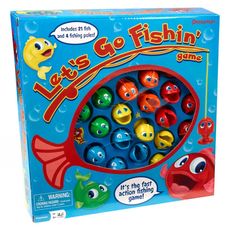 Lets Go Fishin (Pack of 2) - Games - Pressman Fishing Toys, Hungry Hippos, Go Game, Kids Fishing, Makijaż Smokey Eye, Fun Board Games, Board Games For Kids, Games For Toddlers, Fishing Game