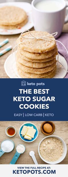 the best keto sugar cookies are easy and low carb