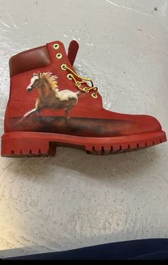 Red Timberlands, Apparel Design Inspiration, Timberlands, Apparel Design, Photo Art, High Fashion, Design Inspiration, Blonde, My Style