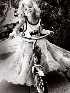 Batman Tutu, Girl On Bike, Batman Things, Detective Comics, Super Heroes, Little People