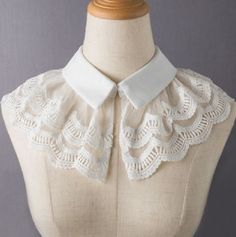 Lace Collar Shirt, Mode Hijabi