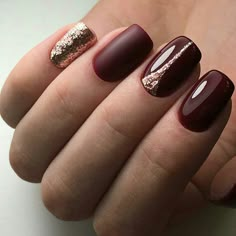 Burgundy Nail Designs, Wine Nails, Super Nails, Thanksgiving Nails, Christmas Nails Acrylic