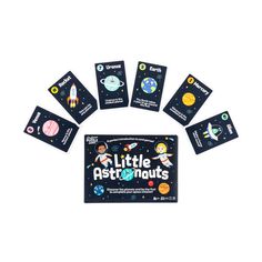 the little astronauts board game is on display