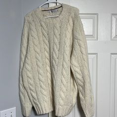 Like New, Worn Once. Incredible Condition, Second Picture Is For Price Reference! Crafted In Italy From 100% Cashmere In A Thick, Cable-Knit Design, This Timeless Sweater From Brunello Cucinelli Has Ribbed Trims, A Classic Crewneck. * Material: 100% Cashmere * Care Instructions: Hand Wash * Made In Italy * Designer Colour Name: White Cashmere Timeless Sweater, White Cable Knit Sweater, Light Academia, Sweaters Crewneck, Cable Knit Sweater, Brunello Cucinelli, Knitting Designs, Color Names, Cable Knit