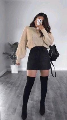 Cute College Outfits, Trendy Fall Outfits, 가을 패션, Outfit Inspo Fall, Mode Inspiration, Teen Fashion Outfits, Winter Fashion Outfits, Looks Vintage