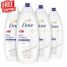 Dove Deep Moisture, Body Wash For Dry Skin, Aveeno Skin Relief, Foaming Body Wash, Dove Body Wash, Skin Dryness, Skin Care Shopping, Body Cleanser, Moisturizing Body Wash