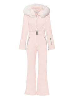 Renowned for its beautiful views of Mont Blanc, authentic cobbled centre, and horse-drawn sleighs, Megève is the epitome of chic. Created with our signature soft-shell material and removable hood, our dreamy powder-pink ski suit provides the ultimate mix of comfort, quality, and style. Aesthetic Exercise, Posh Clothing, Ski Clothes, Designer Headbands, Ski Outfit, Style Inspiration Casual, Hogwarts Dr, Pink Suit