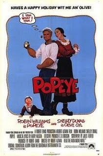 a movie poster for pope starring robin williams and sheila dulve on one side