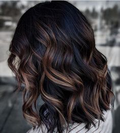 Dark Hair Color Ideas, Dark Balayage, Brunette Balayage, Balayage Hair Dark, Hair Affair