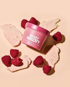 The berry best! Scoop up our Berry Groovy Brightening Glycolic Wash-Off Mask, a berry-scented face mask packed with antioxidants and exfoliating strawberry seeds. The gelato inspired face mask contains raspberry extract and glycolic acid to brighten and revitalize dull skin. Skin Care For Face, Face Mask Korean, I Dew Care, Face Mask Skin Care, Skin Korean, Mask Korean, Korean Face Mask, Strawberry Seed