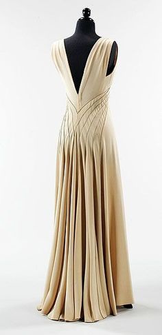 40s Mode, Sukienki Maksi, Detail Couture, 30s Fashion, Vintage Gowns, 1930s Fashion, Vestidos Vintage