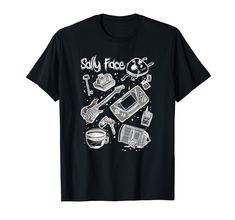 PRICES MAY VARY. Officially Licensed Sally Face Apparel for Men and Women; Portable Moose T-Shirts; Steve Gabry T-Shirts; Online Game T-Shirts; Detective T-Shirts; True Crime T-Shirts; Adventure T-Shirts; Prosthetic Face T-Shirts; Ghost T-Shirts; Mystery T-Shirts; 22S5SF00035A-001 Lightweight, Classic fit, Double-needle sleeve and bottom hem Sally Face Clothes, Sally Face Merch, Sally Face Sf Shirt, Coraline T Shirt Design, Horror Graphic Print Short Sleeve Shirt, Sketch Collage, Prosthetic Face, Graphic Sketch, Face Icon