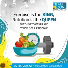 Exercise & Nutrition are the King and Queen of a Healthy Body Kingdom! ---------------- Heath Zone Will Help You Become KING And QUEEN. For more Details Contact us @ 9125362436, 9336362436 . . #health #training #exercise #reduceweight #weightloss #fitnesscentre #fitnesscenterinLucknow #nutrition #weightloss #weightlosstips #weightlossjourney #tips #fatloss #social #fatlossjourney #weightlosstransformation #bellyfatloss #slimming #befit #beauty Herbalife Tips, Herbalife Motivation, Food Doctor, Health Zone, Health Chart, Nutrition And Fitness